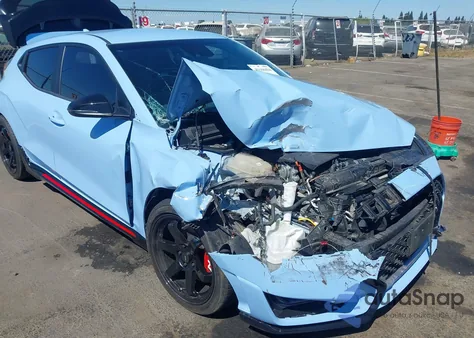 2022 Hyundai Veloster N from USA, damaged, VIN KMHT36AH0NU015525